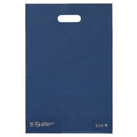 アズワン ポリ袋ハード型 ネイビー 50×60cm 厚み表記入 500枚 67-6871-47 1セット(500枚)（直送品）