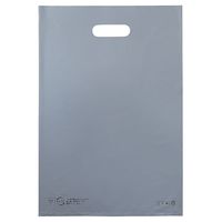 アズワン ポリ袋ソフト型 シルバー 40×50cm 厚み表記入 500枚 67-6872-59 1セット(500枚)（直送品）