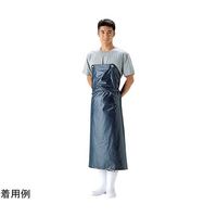 スギコ産業 ワンタッチ前掛胸付 紺 M 67-6901-93 1枚（直送品）