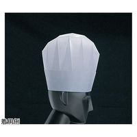 スギコ産業 コンチネンタルシェフハット(50枚入) 67-6899-37 1セット(50枚)（直送品）