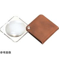エッシェンバッハ光学ジャパン ハンディルーペ 3.5× 50mm径 角 ライトブラウン 1752850 1個 67-7106-25（直送品）