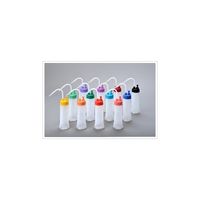 安元化成 NT洗浄瓶B型スリム カラーキャップ フルセット 12本 200cc 67-7106-91 1箱(12本)（直送品）