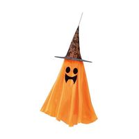 アズワン ハロウィンハンギングウィッチ 110cm オレンジ 67-7117-25 1個（直送品）