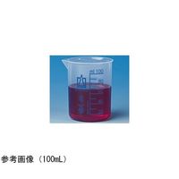 BRAND ビーカー 青目盛付き PP 600mL 87618 1個 65-5705-69（直送品）