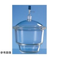 BRAND 上口デシケーター コック付 硝子製