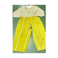 アズワン 介護つなぎ イエロー LLサイズ 10枚入 67-6638-64 1箱(10枚)（直送品）