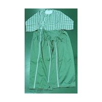 アズワン 介護つなぎ グリーン 3Lサイズ 10枚入 67-6638-59 1箱(10枚)（直送品）