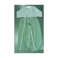 アズワン 介護つなぎ グリーン Lサイズ 10枚入 67-6638-61 1箱(10枚)（直送品）