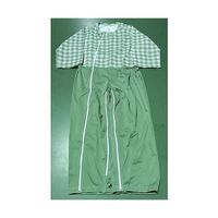 アズワン 介護つなぎ グリーン Mサイズ 10枚入 67-6638-62 1箱(10枚)（直送品）