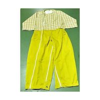 アズワン 介護つなぎ イエロー Lサイズ 10枚入 67-6638-65 1箱(10枚)（直送品）