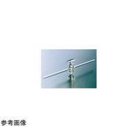 コスモスビード 透明摺合二方コック φ24 40/70 2002-08 1個 65-6841-33（直送品）