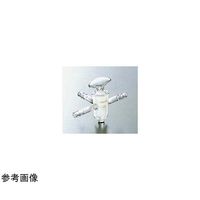 コスモスビード 中空三方コック(ゴム止付)φ6 19/38 2009-01 1個 65-6841-67（直送品）