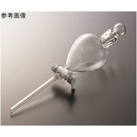 コスモスビード 丸形分液ロート 100mL PTFEコック 上部透明摺 2106-02 1個 65-6843-38（直送品）