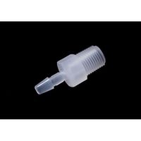 PP R1/8オスネジ付きストレートアダプター 軟質チューブ内径4.0mm(5/32”)用 10個入 IMJR2046 1袋(10個)（直送品）