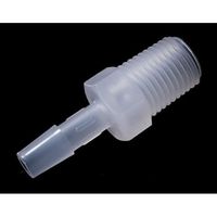 PP R1/4オスネジ付きストレートアダプター 軟質チューブ内径6.5mm(1/4”)用 10個入 IMJR3066 1袋(10個)（直送品）