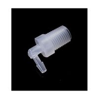 アイシス PP R1/4オスネジ付きL型アダプター 軟質チューブ内径4.0mm(5/32”)用 10個入 IMJR3L046 1袋(10個)（直送品）