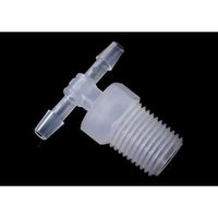 アイシス PP R1/4オスネジ付きT型アダプター 軟質チューブ内径4.0mm(5/32”)用 10個入 IMJR3T046 1袋(10個)（直送品）