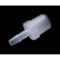 PP R3/8オスネジ付きストレートアダプター 軟質チューブ内径6.5mm(1/4”)用 10個入 IMJR4066 1袋(10個)（直送品）
