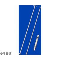 アイシス ステンスリーブパウダーサンプラー 延長棒 102cmL SS-SSSE100 1組 65-6892-42（直送品）