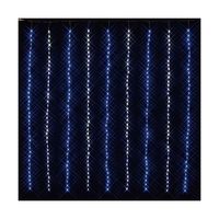 アズワン 【400球】LEDデラックスカーテンライト 屋外使用可 ホワイト/ブルー 65-8117-22 1セット（直送品）