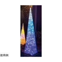アズワン LEDプリンセスツリーライト 【屋外使用可/コントロール不可】H150cm ブルー 65-8117-39 1セット（直送品）