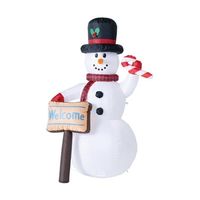 アズワン エアブロードール サインボードスノーマン 150cm 65-8117-86 1セット（直送品）