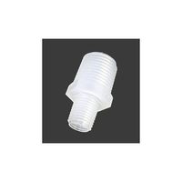 アイシス PP NPTオスネジ異径ニップル 1/4NPTー1/2NPT 1袋(10個入) IMJN3N56 1袋(10個)（直送品）