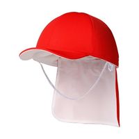 特殊衣料 abonet アクティブ セーフティカラー帽 日よけ付き 赤 L 2227 1個 67-0319-50（直送品）