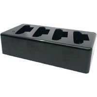 ユニテック・ジャパン EA520用4スロット充電クレードル、ACアダプタ付き 5000-900100G 1台 67-0320-20（直送品）