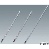 スギコ産業 ガラスビニールコーティング温度計 450mm 0~50 1個 67-2426-73（直送品）