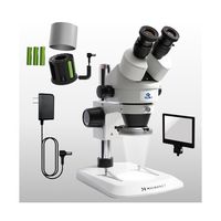 ズーム式実体顕微鏡 ズン太2 + LEDリング照明(スタンダード)+ 乾電池電源 YS02Z2+SIMPLE5+TK8 1セット（直送品）