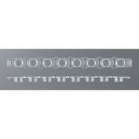 イナ・オプティカ PCR用8連オプティカルフラットキャップ 125個入 3105-00 1袋(125個) 67-3044-64（直送品）