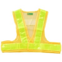 富士手袋工業 ショート安全ベスト 黄×黄 3275 1枚 65-3354-72（直送品）