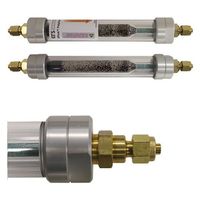 CRSガス精製フィルター ZPure(TM)Glass(インジケータ搭載) PolyGasI 38cc 真鍮1/4” 202315-B 1本（直送品）