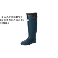 阪神素地 PVCポータブルブーツ フラット底 LLLサイズ ネイビー FU5501 1足 67-4889-82（直送品）