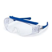 アズワン 保護めがね PETーAF フレームカラー ブルー 67-4816-19 1個（直送品）