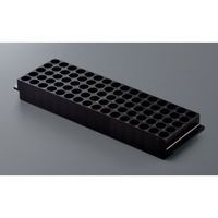 イナ・オプティカ コレクションプレート 80本立 黒 5個パック BR-80-5BK 1パック(5個) 67-5191-90（直送品）