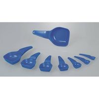 アイシス PS ディスポ秤量スコップ 8種セット 青 67-5201-78 1個（直送品）