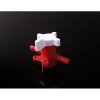 アイシス PP 2方ストップコック 軟質チューブ内径6mm 67-5201-92 1個（直送品）