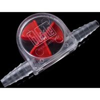 アイシス PMPフローモニター羽根付き 軟質チューブ内径 5~10mm 赤 67-5202-88 1個（直送品）