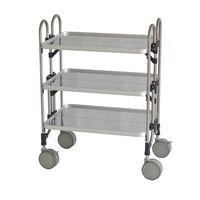 トクヤマ 折りたたみ式ワゴン 床上30cmタイプ HEAM-3C130 1台 67-5204-37（直送品）