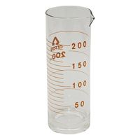 アズワン 液量計 円筒形 200mL JCSS校正証明書付 3-9685-05-24 1個（直送品）