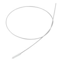 アズワン フレックスブラシ(ボールトップ)灰 ロング 5本入 9-1201-04 1袋(5本)（直送品）