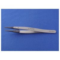 アズワン ファイバーチップピンセット 128mm 67-5232-52 1本（直送品）