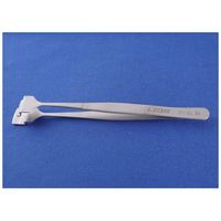 アズワン フラットピンセット 130mm 67-5232-61 1本（直送品）