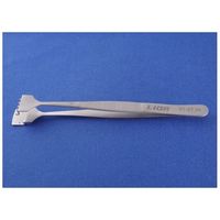 アズワン フラットピンセット 130mm 67-5232-64 1本（直送品）