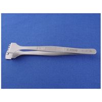 アズワン フラットピンセット 130mm 67-5232-65 1本（直送品）