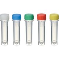 Oリングレス スクリューキャップチューブ 2.0mL 自立 ミックス 滅菌 500本 1394-200-SS-MS 1箱(500本)（直送品）