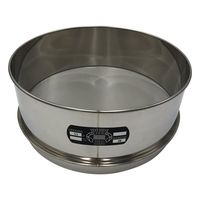 アズワン ステンレスふるい φ300×100mm 53μm 校正証明書(ISO9001)付 65-9393-66 1個（直送品）