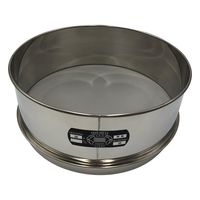 アズワン ステンレスふるい φ300×100mm 38μm 校正証明書(ISO9001)付 65-9393-68 1個（直送品）